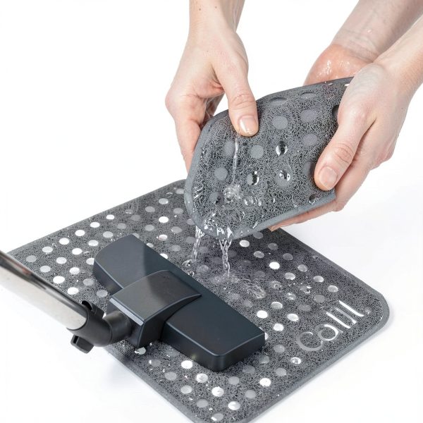 Catit Cat Litter Mat Rectangle Non-Slip Litter Trapping Mat Soft & Comfortable, Easy to Clean for All Cat Litter Types – Small-3