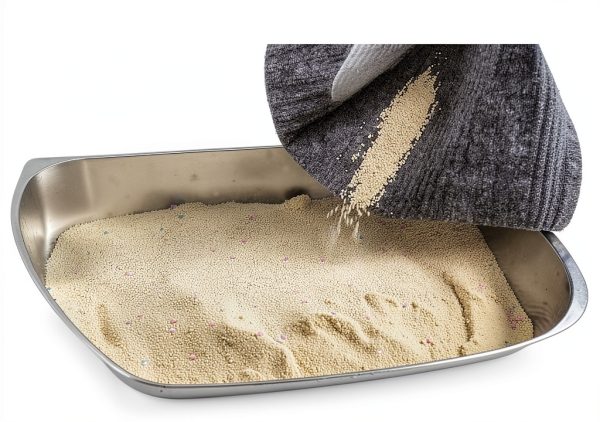 BEAUTYZOO Cat Litter Mat Litter Trapping Mat, 28"x 36" Large Litter Box Mat, Waterproof Kitty Litter Mat, Non-Slip Litter Rug Mats Pads for Floor Scatter Control, Soft on Paws & Easy to Clean, Grey-3