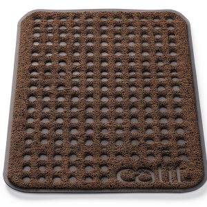 Catit Cat Litter Mat Rectangle Non-Slip Litter Trapping Mat Soft & Comfortable, Easy to Clean for All Cat Litter Types – Small-0