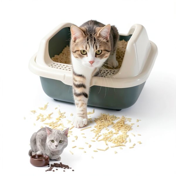 Cat Litter Mat Bienbee 24x15 Inch Non Slip Waterproof Rug Bean Green-1