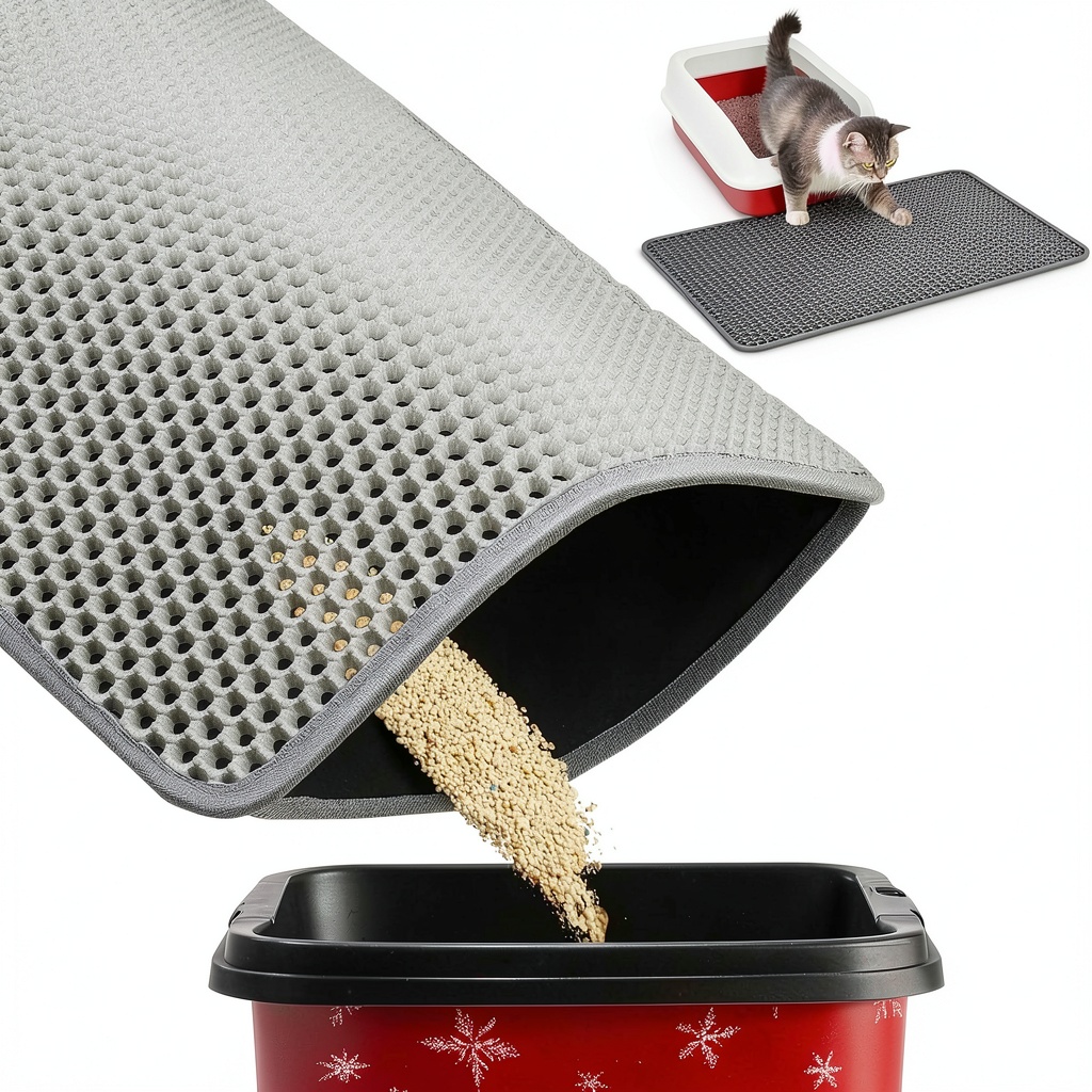 cat litter mat