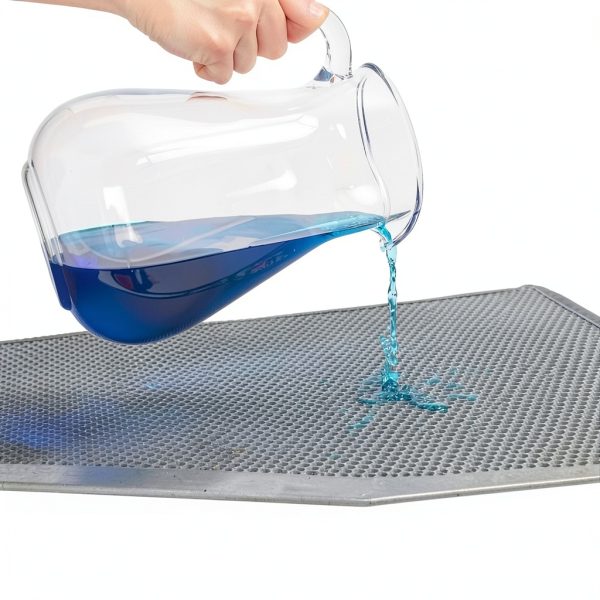 GORILLA GRIP Honeycomb Cat Litter Box Mat, Two Layer Trapping Waste Mats, Soft On Paws, Litter Box Supplies and Essentials for Indoor Cats, Traps Excess, Water Resistant for Floors, 24x15 Gray-5