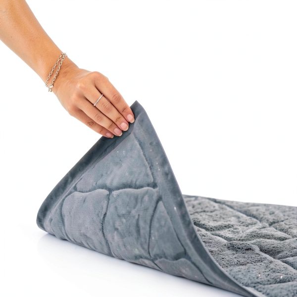 Neater Pets Cat Litter Mat Durable Rug with Anti Skid Backing Grey-3
