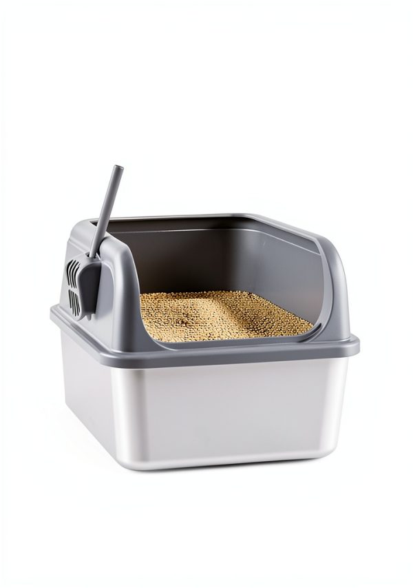 Cat Litter Mat - 23.2" x 14.6" Small Litter Box Mat with Double Layers, Urine-Proof and Non-Slip Litter Trapping Mat, Easy to Clean Kitty Litter Mats for Floor, Scatter Control, Grey-7