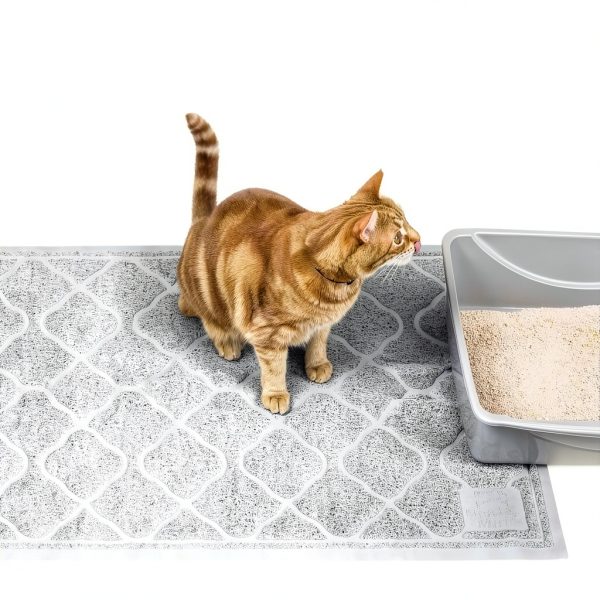 Neater Pets Cat Litter Mat Durable Rug with Anti Skid Backing Grey-5