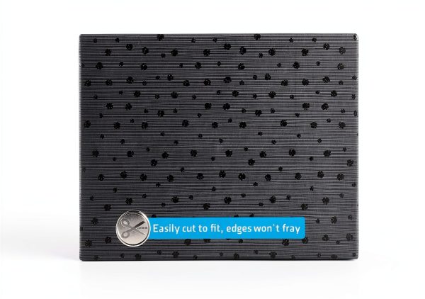 Drymate XL Original Cat Litter Mat, Contains Mess from Box, Protects Floors, Urine-Proof, Machine Washable, Soft on Kitty Paws, Absorbent, Waterproof (USA Made, Recycled Content) (28”x36”)(GreyStripe)-5