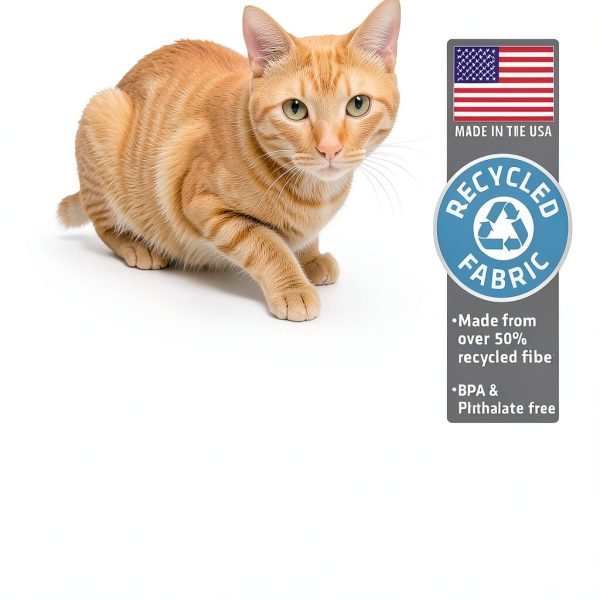 Drymate XL Original Cat Litter Mat, Contains Mess from Box, Protects Floors, Urine-Proof, Machine Washable, Soft on Kitty Paws, Absorbent, Waterproof (USA Made, Recycled Content) (28”x36”)(GreyStripe)-3